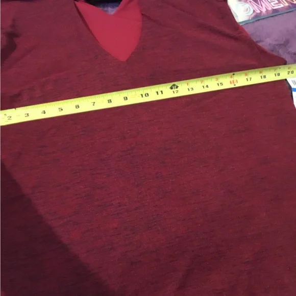 NWT International Concepts Maroon Key Hole Tank Top XL - Picture 4 of 9